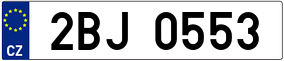 Truck License Plate